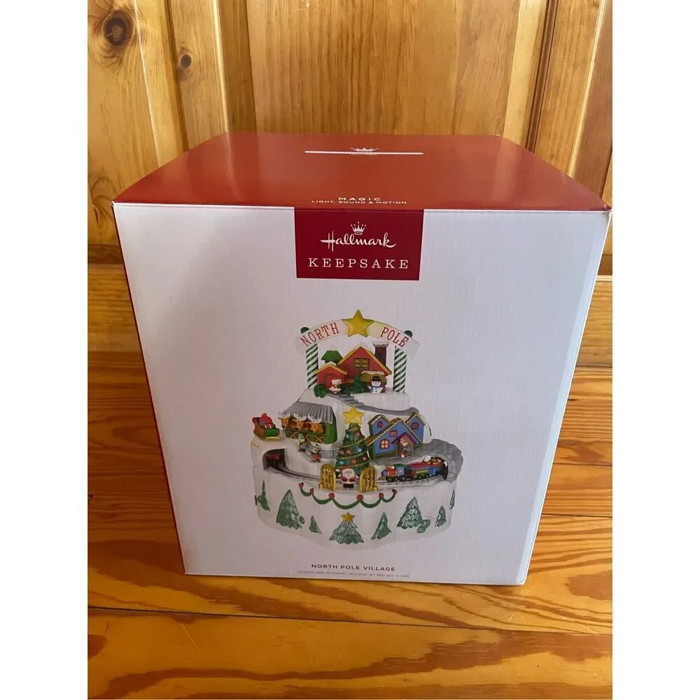 2024 Hallmark North Pole Village Magic Christmas Table Top Decoration NEW UNOPEN
